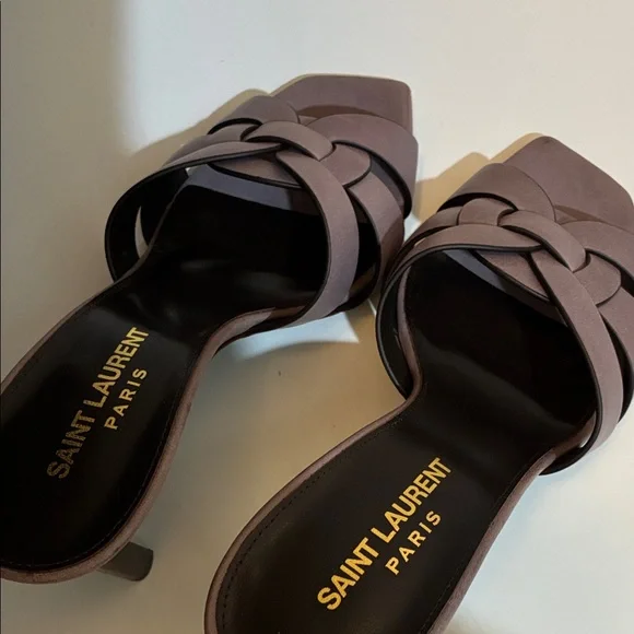 Saint Laurent Women's Taupe Heels brand New. - Picture 5 of 6